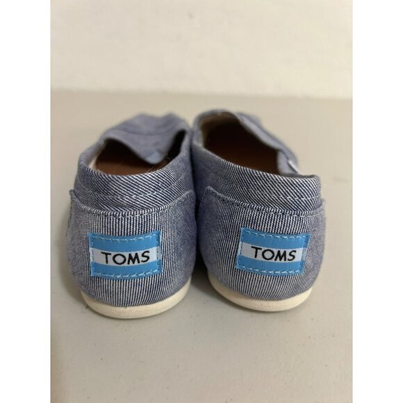 TOMS Sz 8 Womens Light Blue Slip On Shoes Light Denim - Picture 8 of 8